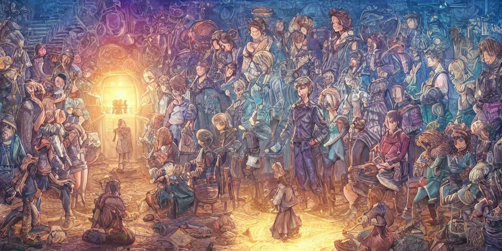 Prompt: now is the time to make justice a reality for all of god's children. ultrafine highly detailed colorful illustration, intricate linework, sharp focus, octopath traveler, unreal engine highly rendered, global illumination, radiant light, intricate environment