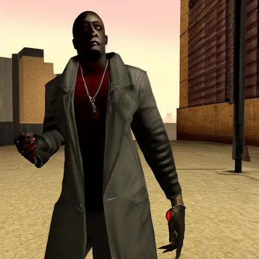 Image similar to wesley snipes blade vampire the masquerade bloodlines, troika games, vtmb, vtm