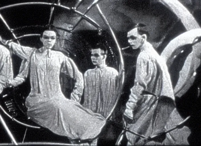 scene from the 1907 science fiction film Gattaca Stable Diffusion