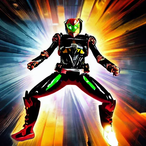 Prompt: Kamen Rider De-File