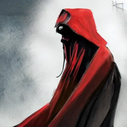 Image similar to concept art of a new Star Wars sith Lord