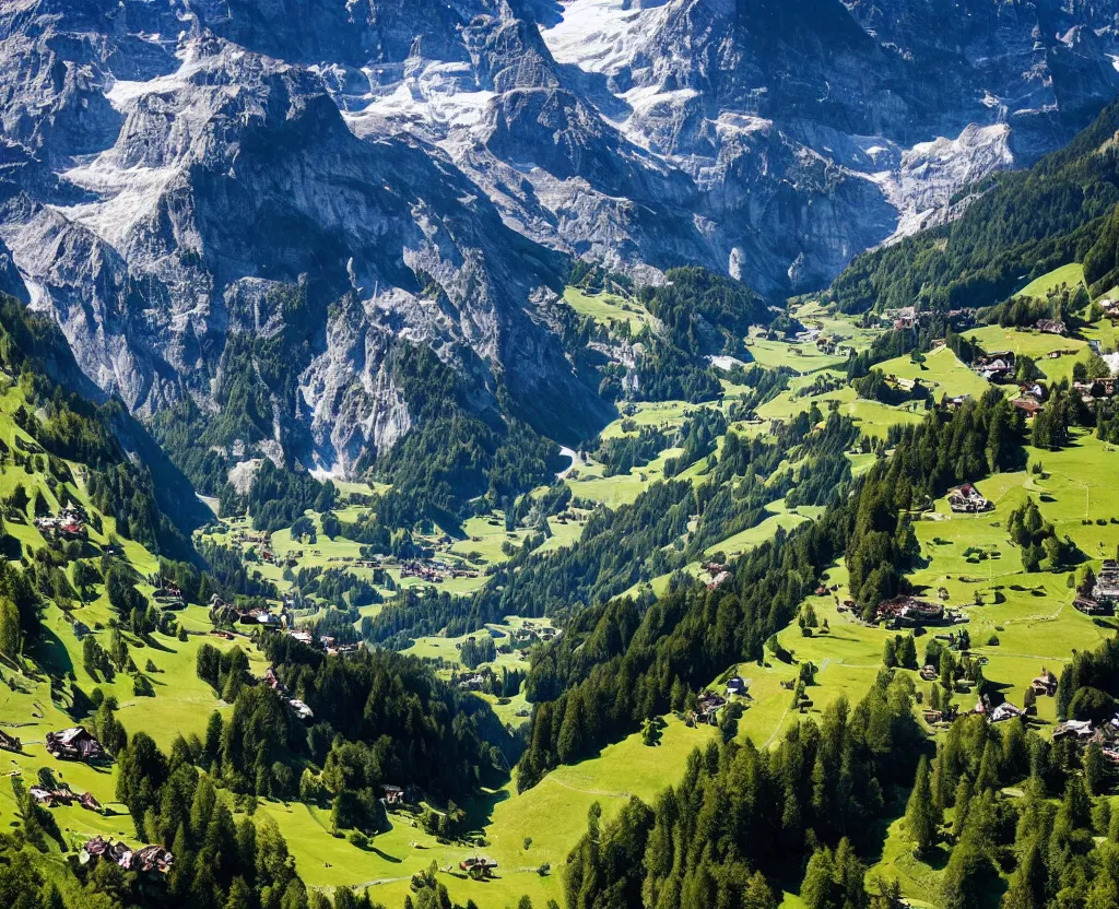 Image similar to Amazing Switzerland Landscape that are out of this world 8k