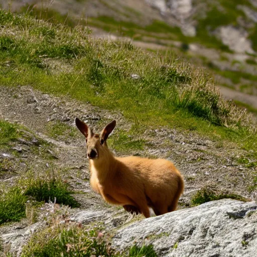 Image similar to a chamois on a mountain