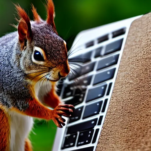 Image similar to squirrel holding a computer mouse