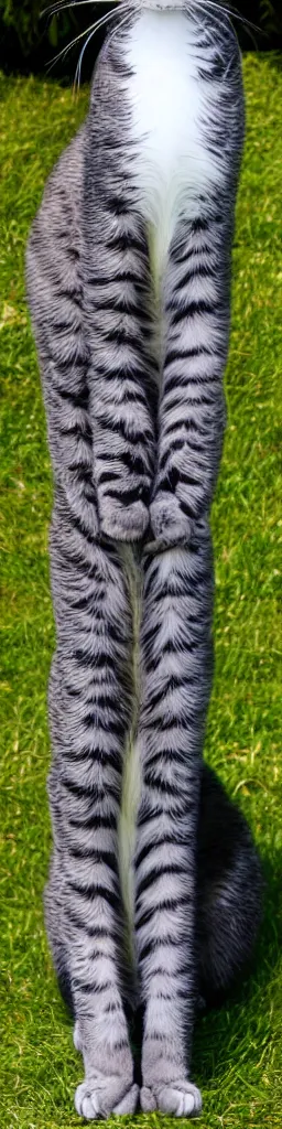 Image similar to the tallest cat