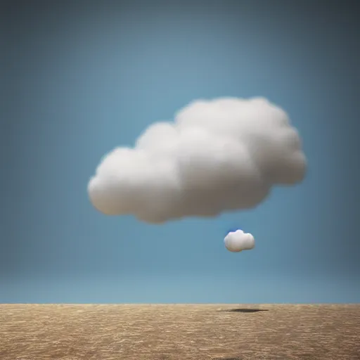 Prompt: A long shot of a cloud dancing in blender, ambient lighting, depth of field, 3D render, octane 3D, blender, realism, 8k, hd,