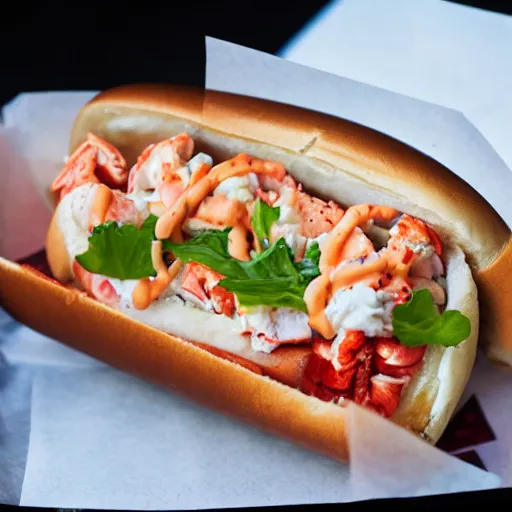 Image similar to lobster roll food