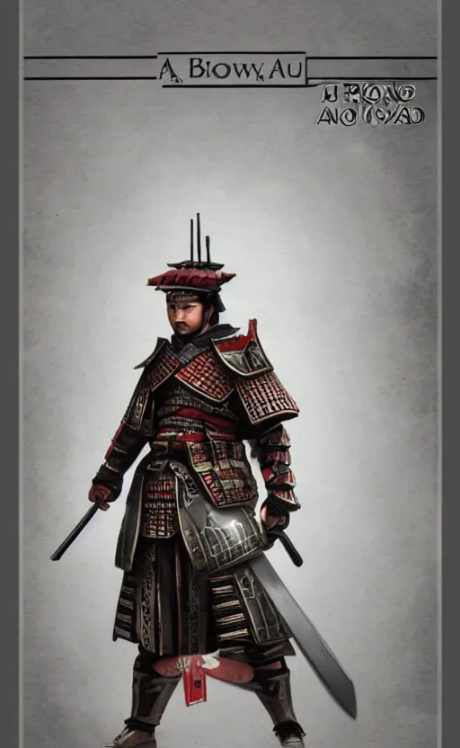 Prompt: Bow Ashigaru, trading card front, stunning, volumetric lightning, realistic armors, shogun era, matte, sharp focus, 150mm, illustration, artstation, by Ina Wong, professional result, realistic human anatomy, simple design, realistic equipment, D&D