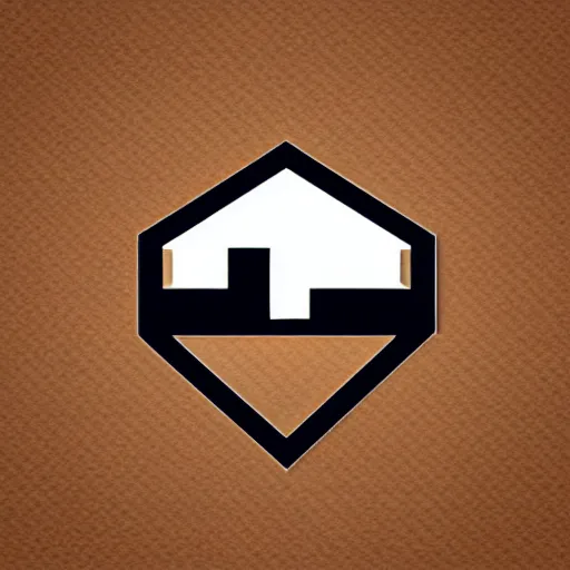 Prompt: logo of a house roof, minimalistic, vectorized logo style