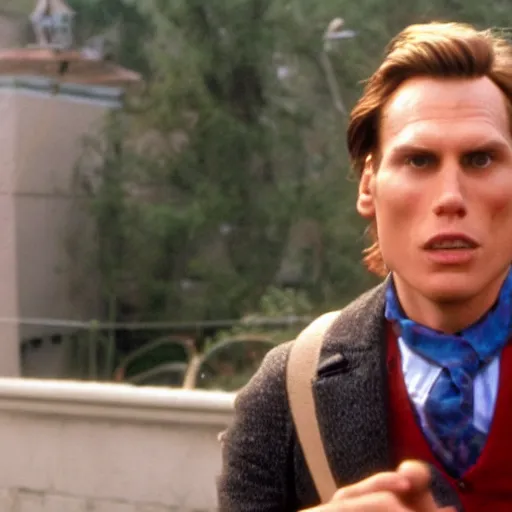 Image similar to Live Action Still of Jerma in Benny and Joon, real life, hyperrealistic, ultra realistic, realistic, highly detailed, epic, HD quality, 8k resolution, body and headshot, film still