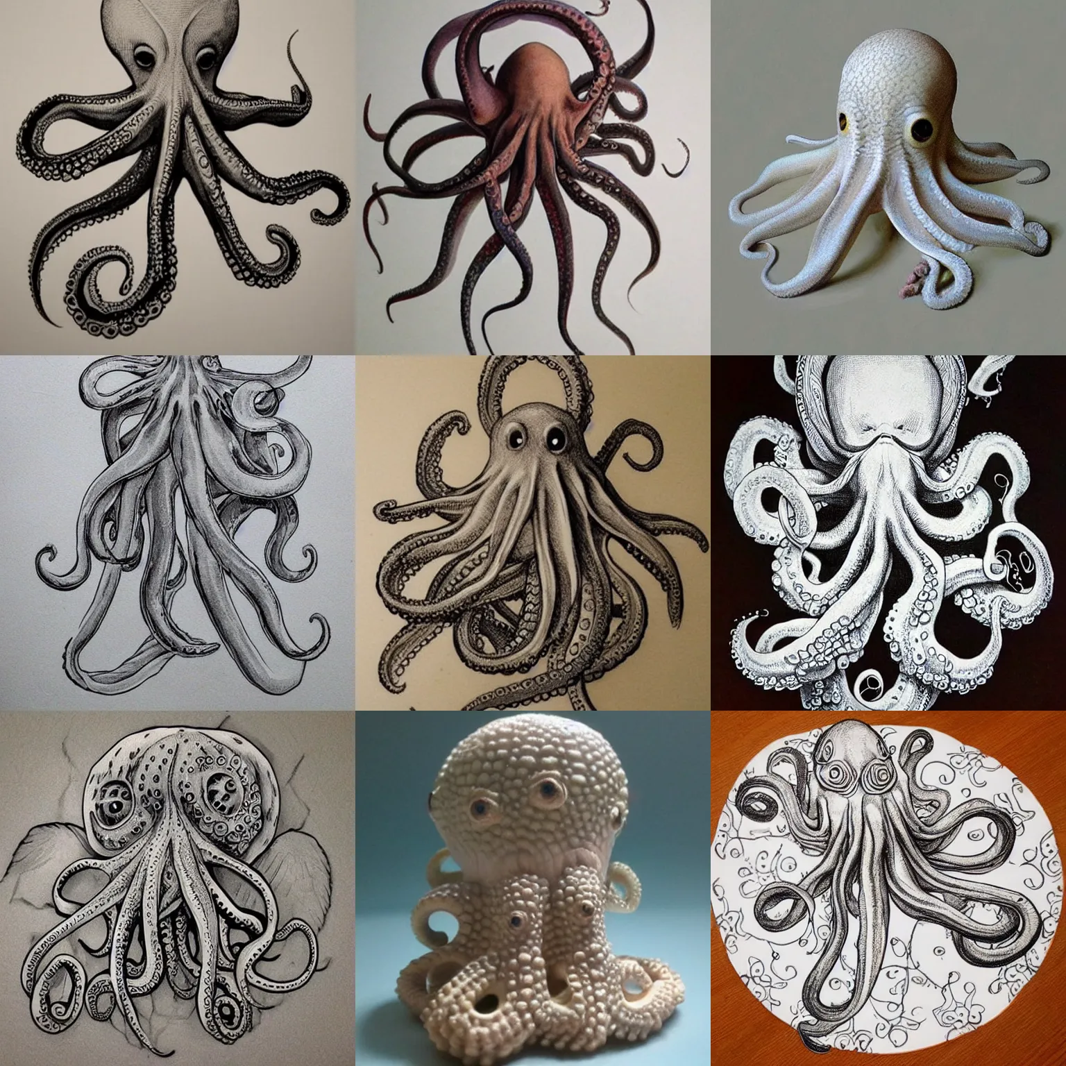 Prompt: angelic!!!!!!!!!! octopus, realistic, intricate