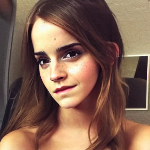 Image similar to emma watson mixed with kim kardashian