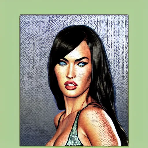 Prompt: megan fox, pixel art, pixel, cybes, photorealistic, realistic, ultra detailed