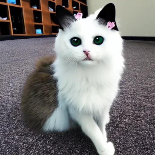 Image similar to anime cat