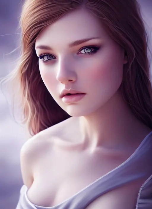 Image similar to a gorgeous scottish female photo, professionally retouched, soft lighting, realistic, smooth face, full body shot, torso, dress, perfect eyes, sharp focus on eyes, 8 k, high definition, insanely detailed, intricate, elegant, art by artgerm and jason chan