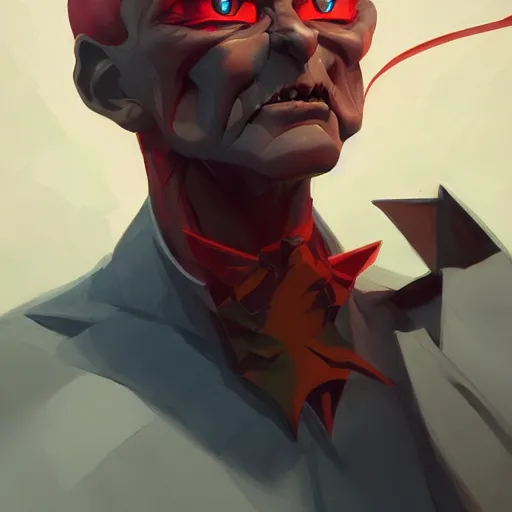 Image similar to evil villain, behance hd artstation by jesper ejsing by rhads, makoto shinkai and lois van baarle, ilya kuvshinov, ossdraws