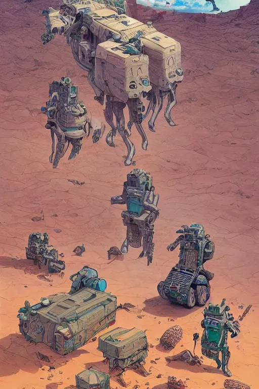 Image similar to 🐋 as 🐘 as 🤖 as 🕊 as 👽 as 🐳, desert, photography by kim jung gi, and marc simonetti