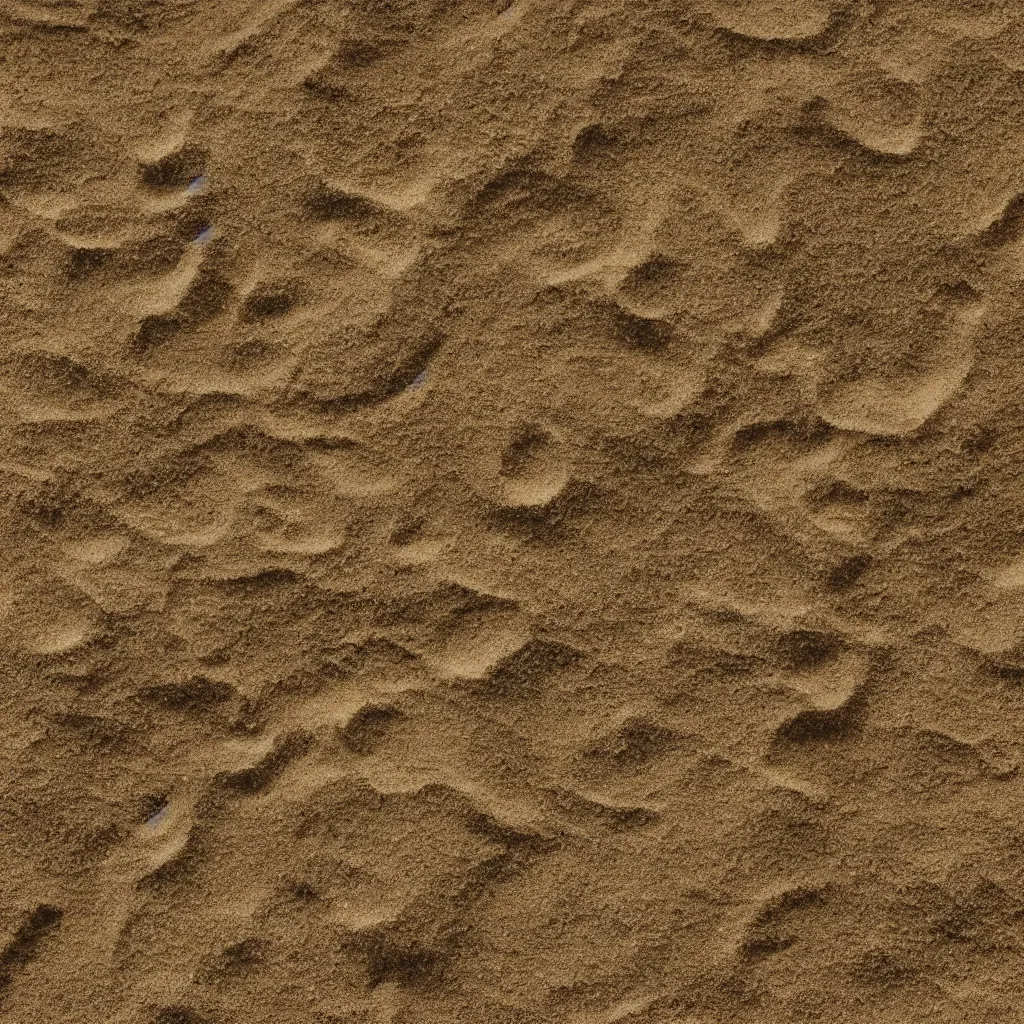 Prompt: a high quality PBR texture of sand