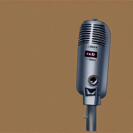 Prompt: microphone concept art