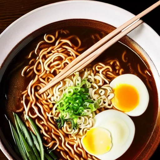 Image similar to photo of delcious ramen, recipe, high detail, beautiful lighting,