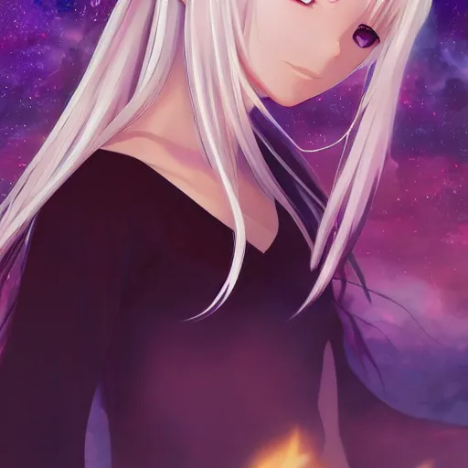 Prompt: beautiful image of illya von einzbern from fate / stay night, high details, high resolution, noise filtered, artstation, 4 k, highly detailed, high quality, digital painting masterpiece, beautiful brush strokes