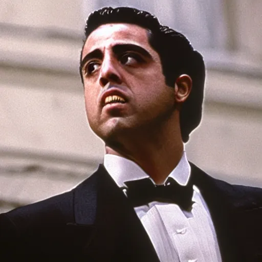 Image similar to still of xavi hernandez as michael corleone in the godfather