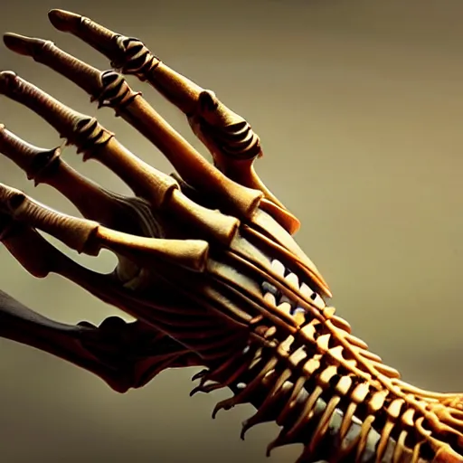 Image similar to weta disney pixar movie still macro close photo of a skeleton with triopan cones for hands. his hands are triopan cones. : : by weta, greg rutkowski, wlop, ilya kuvshinov, rossdraws, artgerm, octane render, iridescent, bright morning, anime, liosh, mucha : :