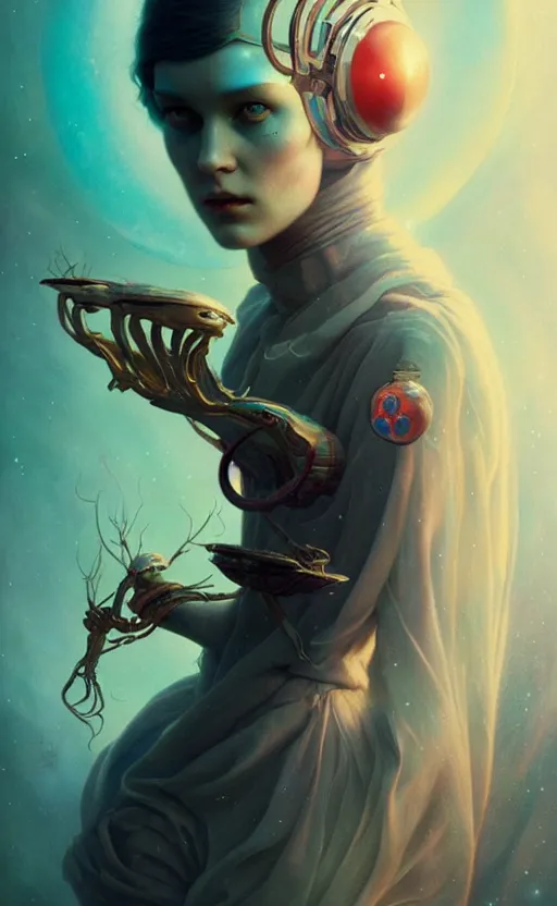 Image similar to exquisite imaginative science fiction poster art, movie art, by lucusfilm, weta studio, tom bagshaw, james jean, 8 k, denoised