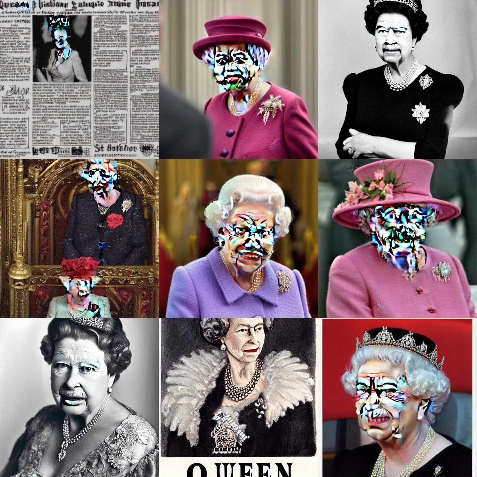 Prompt: Queen Elizabeth dead