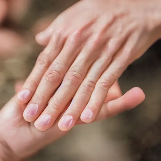 Image similar to professional photography of human hands