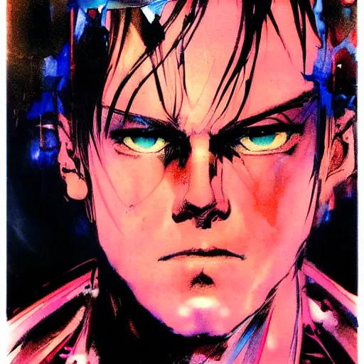 Image similar to citizen portrait soft light painted by bill sienkiewicz and bob peak, inspired by akira anime, smooth face feature, intricate oil painting, high detail illustration, sharp high detail, manga and anime 1 9 9 9