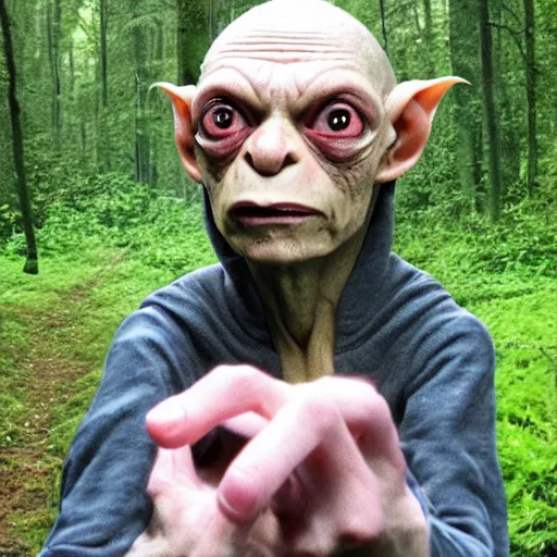 Gollum makes twine in rainy forest | Stable Diffusion | OpenArt