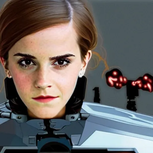 Prompt: emma watson as a robot