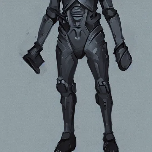 Prompt: concept art, stylized silhouette, super exaggerated proportions, concept design, sketch, male, science fiction suit, helmet, by ryan gitter