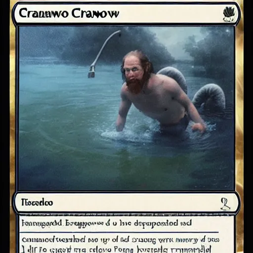 Prompt: cranbow cranbow cranbow, if you say it three times into a murky pond, you will summon cranbow into your life and you will have to support his extravagant lifestyle