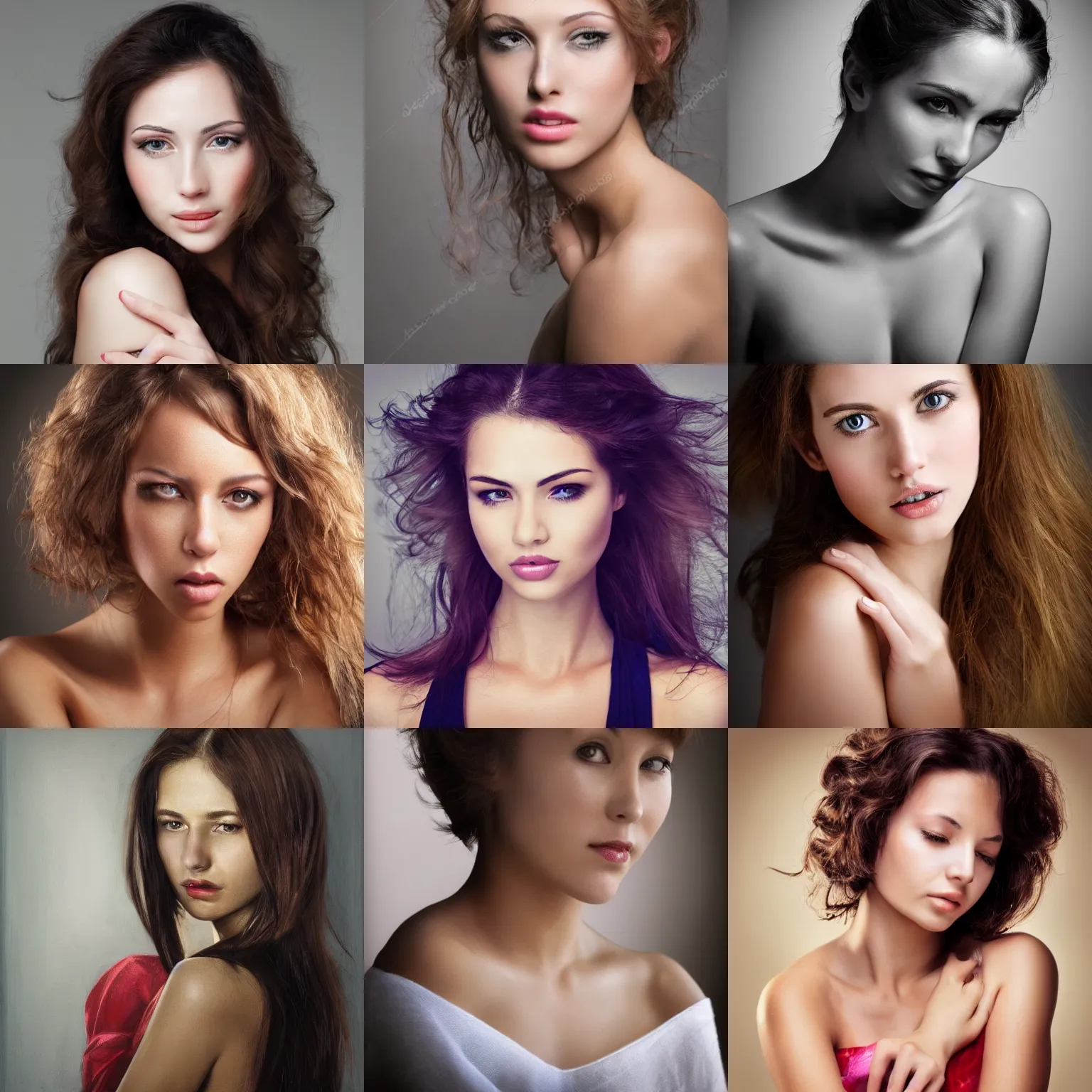 Image similar to beautiful woman portrait