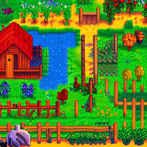 Image similar to concept art of stardew valley, digital art, beautiful, 8k hd