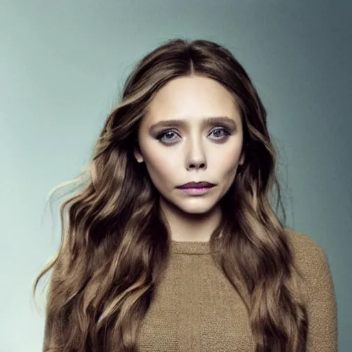 Image similar to elizabeth olsen mixed with gal godot