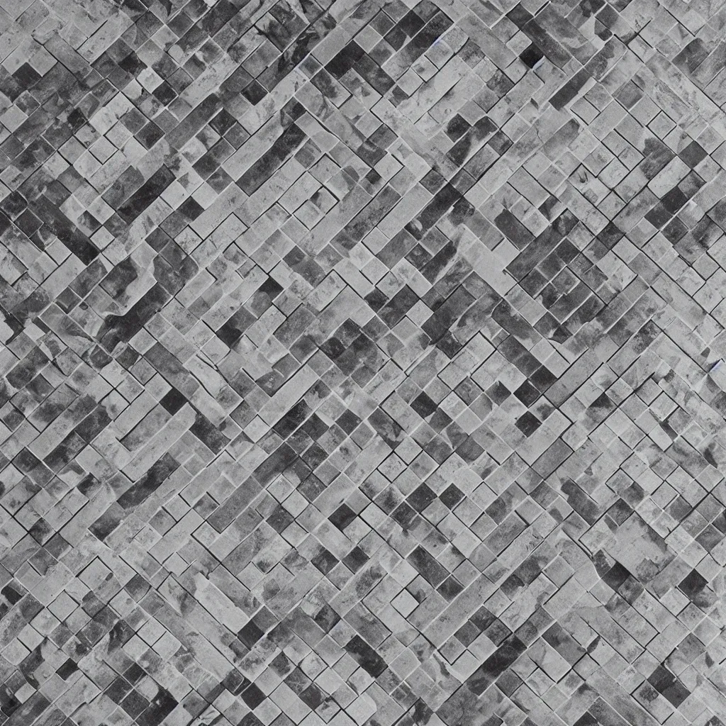 Prompt: dystopian floor tile texture, white and black