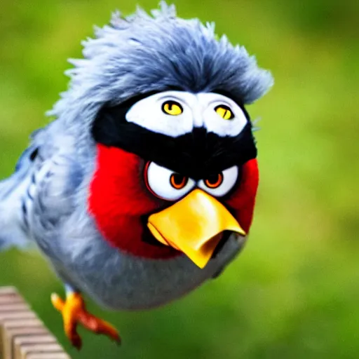 Image similar to An extremely angry bird.