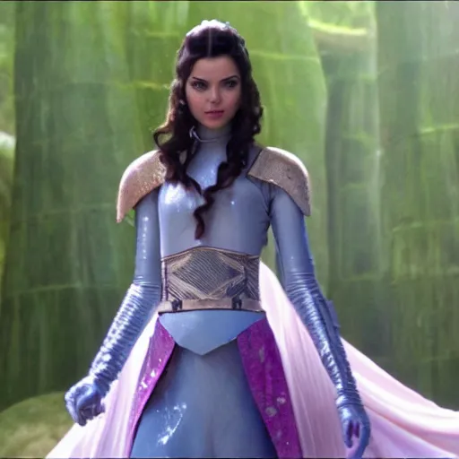 Image similar to victoria justice as princess padme in star wars episode 3, 8k resolution, full HD, cinematic lighting, award winning, anatomically correct