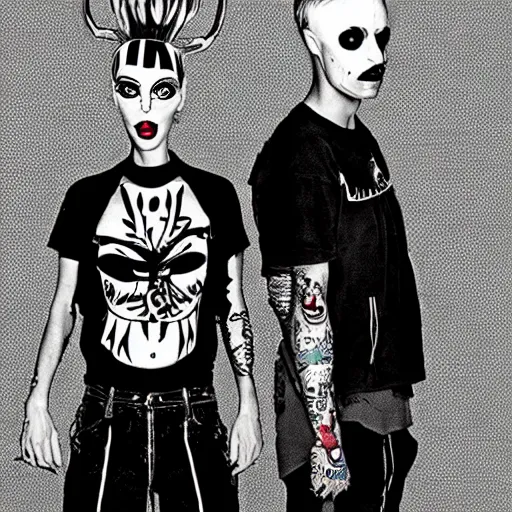 Image similar to zeff art, die antwoord