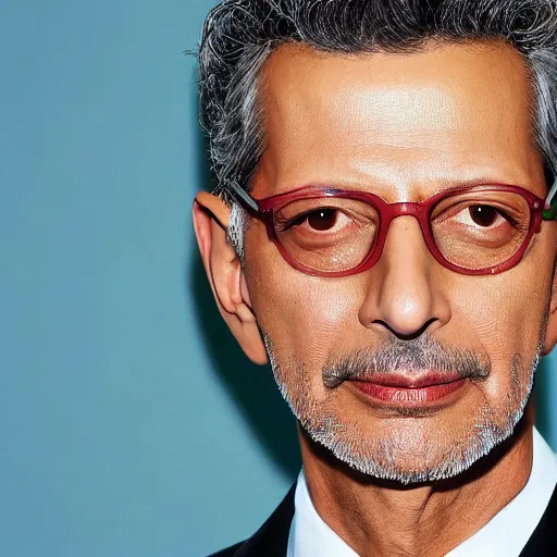 Image similar to jeff goldblum is seductive ian malcom on the cover of a romance novel