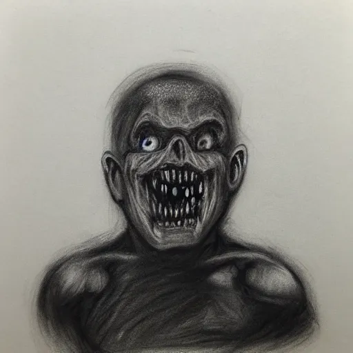 Image similar to stuff of nightmares | charcoal