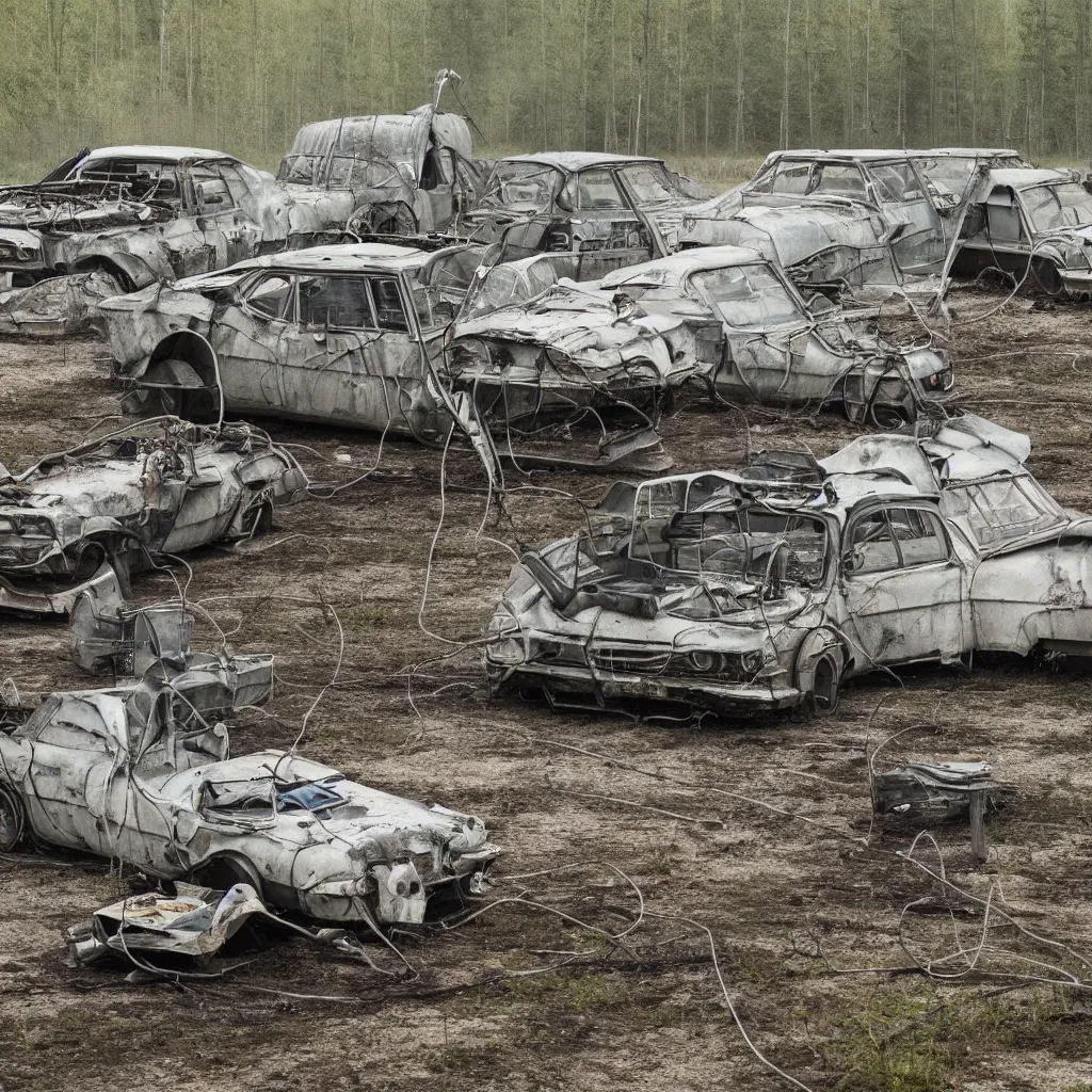 Image similar to top gear, jeremy clarkson, drifting in chernobyl zone, very detailed, 4 k, professional photography