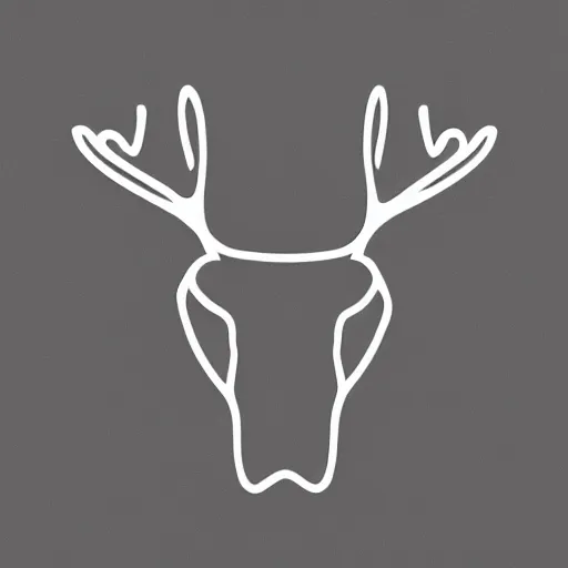 Image similar to maple leaf moose logo, graphic design, best logo, simple art