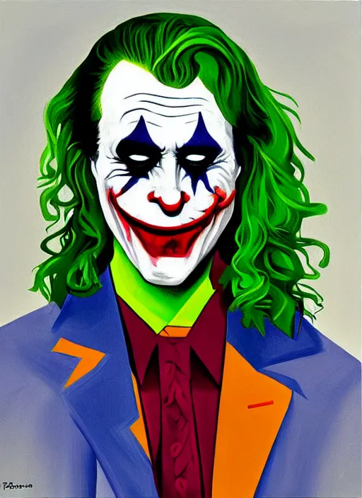 Prompt: the joker 2 0 1 9, by pablo ruiz picasso