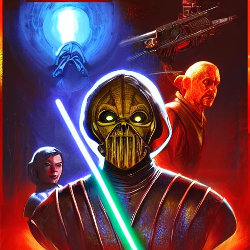 Image similar to bright, colorful, realistic, detailed from Elder Scrolls: shivering isles concept art starwars alien portrait backlighting, kodachrome, high contrast, highly detailed, sharp focus, digital painting, concept art, illustration, trending on artstation, comic book by Alex Ross and Adam Adamowicz cover art