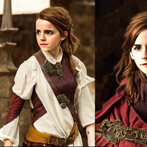 Image similar to Emma Watson as a D&D character