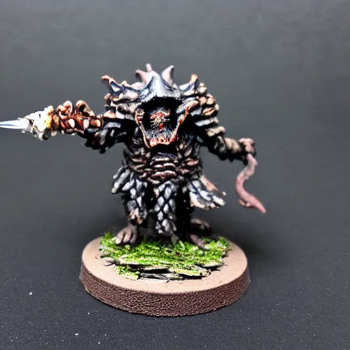 Image similar to d & d mini beast snagga boy painted